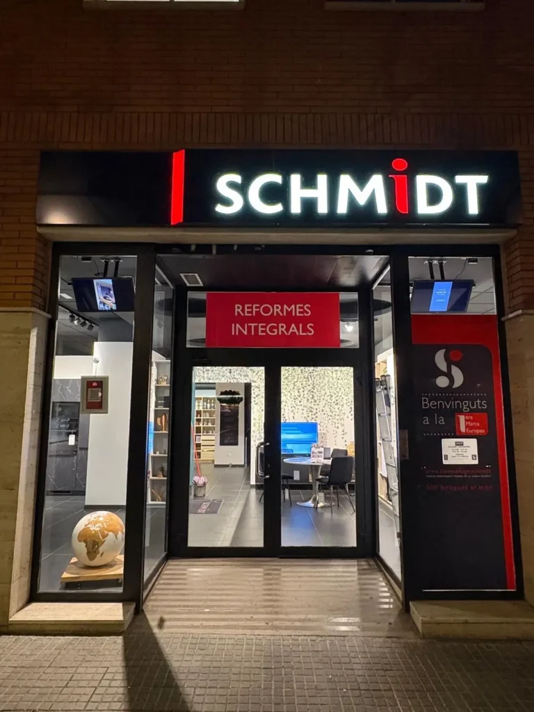 Letrero luminoso Schmidt