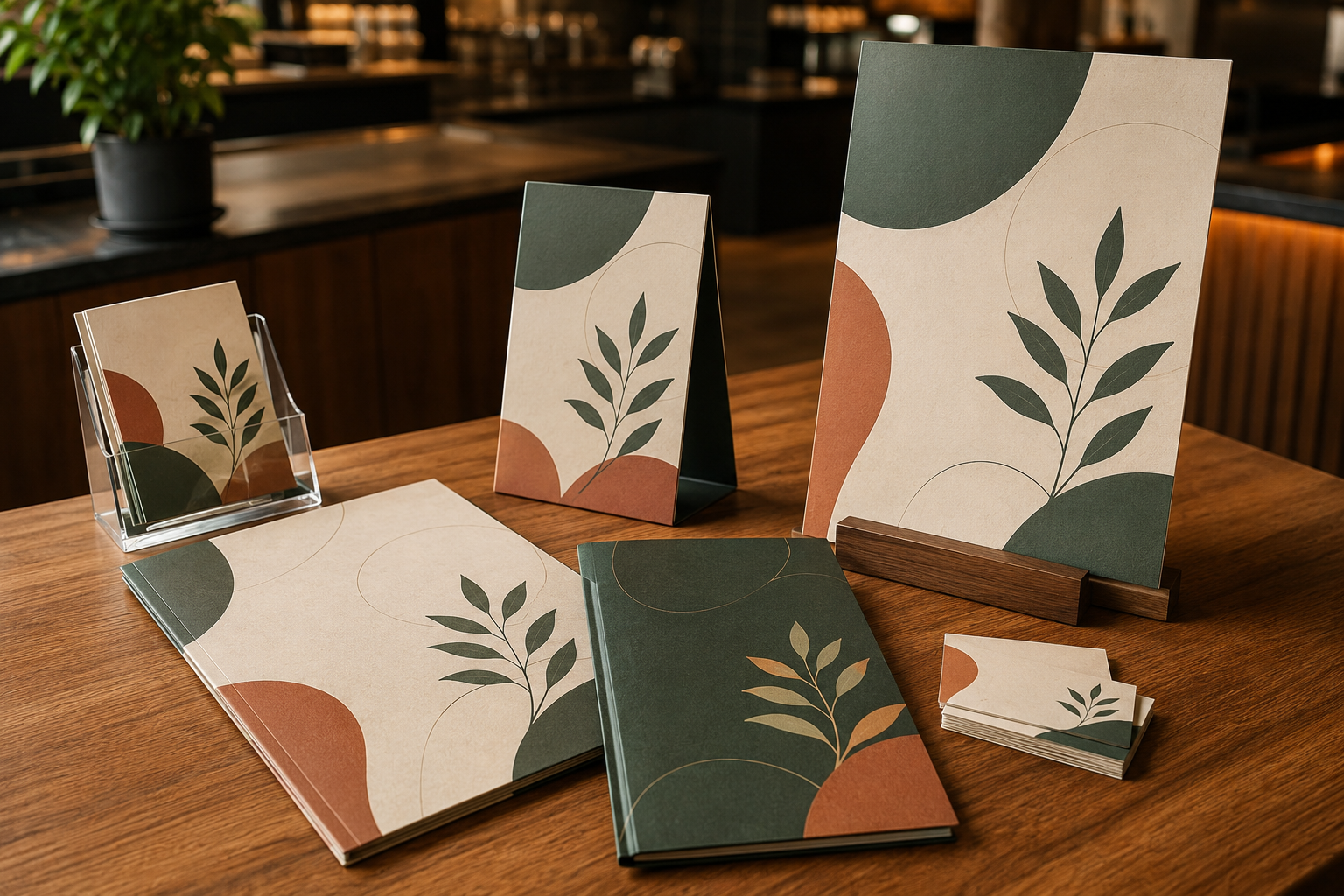Cartas de restaurante y cartelería promocional impresas para hostelería